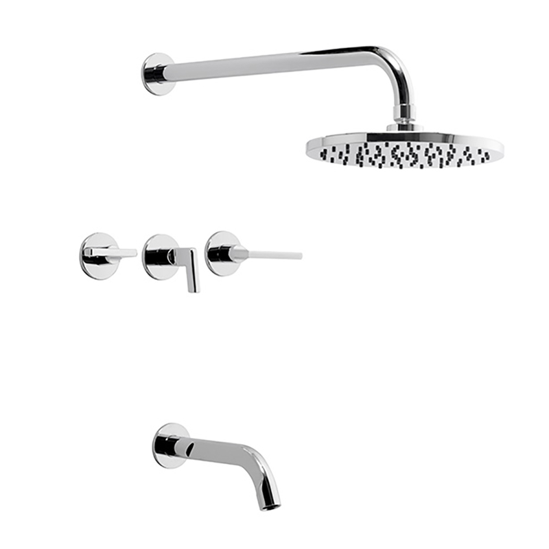 Grifería de Ducha con Transferencia FV Línea Arrayán Cromo 103/H6