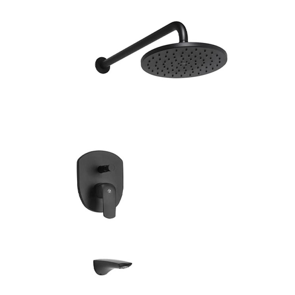 Grifería Monocomando de Ducha FV Línea Epuyén Negro 106/L2 NG