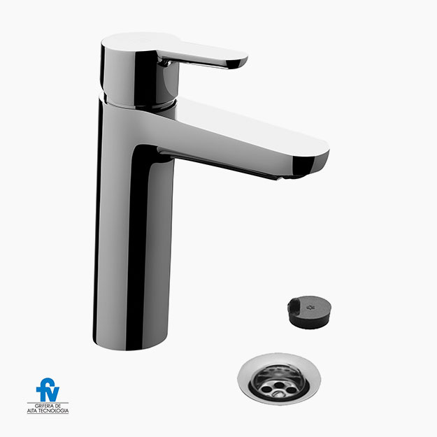 Grifería Monocomando de Lavatorio FV Línea Puelo Cromo 181.01/B5