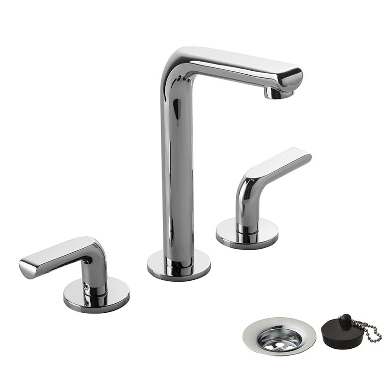 Grifería Doble Comando de Lavatorio FV Línea Ciprés Cromo 207/N2