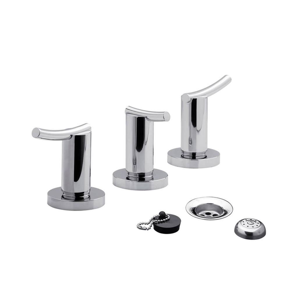 Grifería Doble Comando de Bidet FV Línea Libby Cromo 295/39