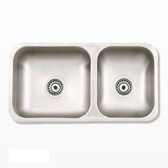 Pileta de Cocina Doble Mi Pileta Lujo 67x34x18cm 345