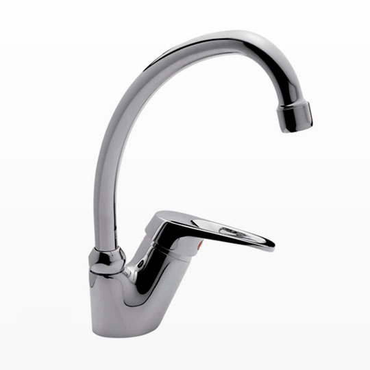 Grifería Monocomando de Cocina Pico Alto FV Arizona Cromo 423/B1