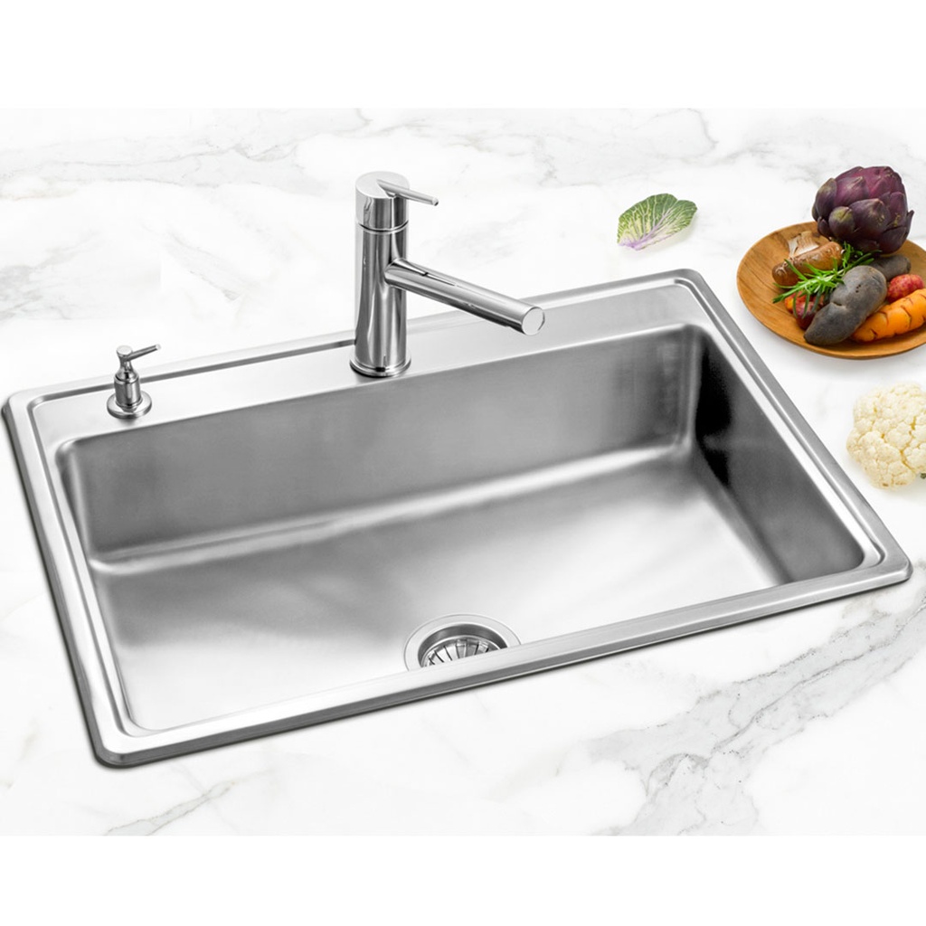 Pileta de Cocina Simple Mi Pileta (Enc.) 68x41x17cm 780E