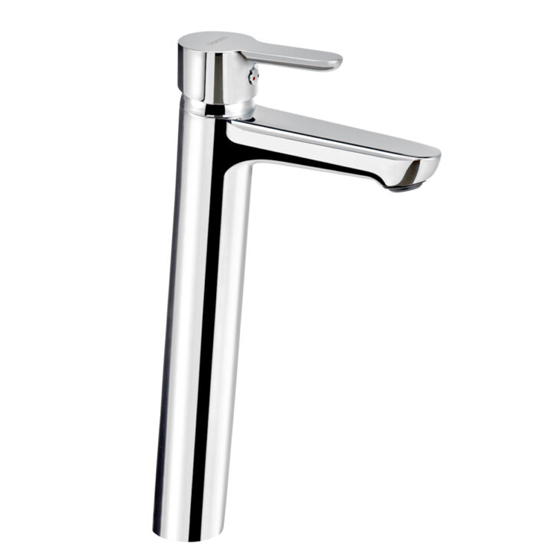 Grifería Monocomando Alta Peirano Línea Adra Cromo 61-203