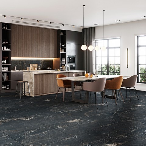 Porcelanato Alberdi Akros Black 60x120 (1ra Calidad)