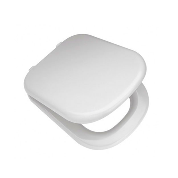 Asiento de Inodoro Ferrum Línea Bari Herraje Cromo TKXMC