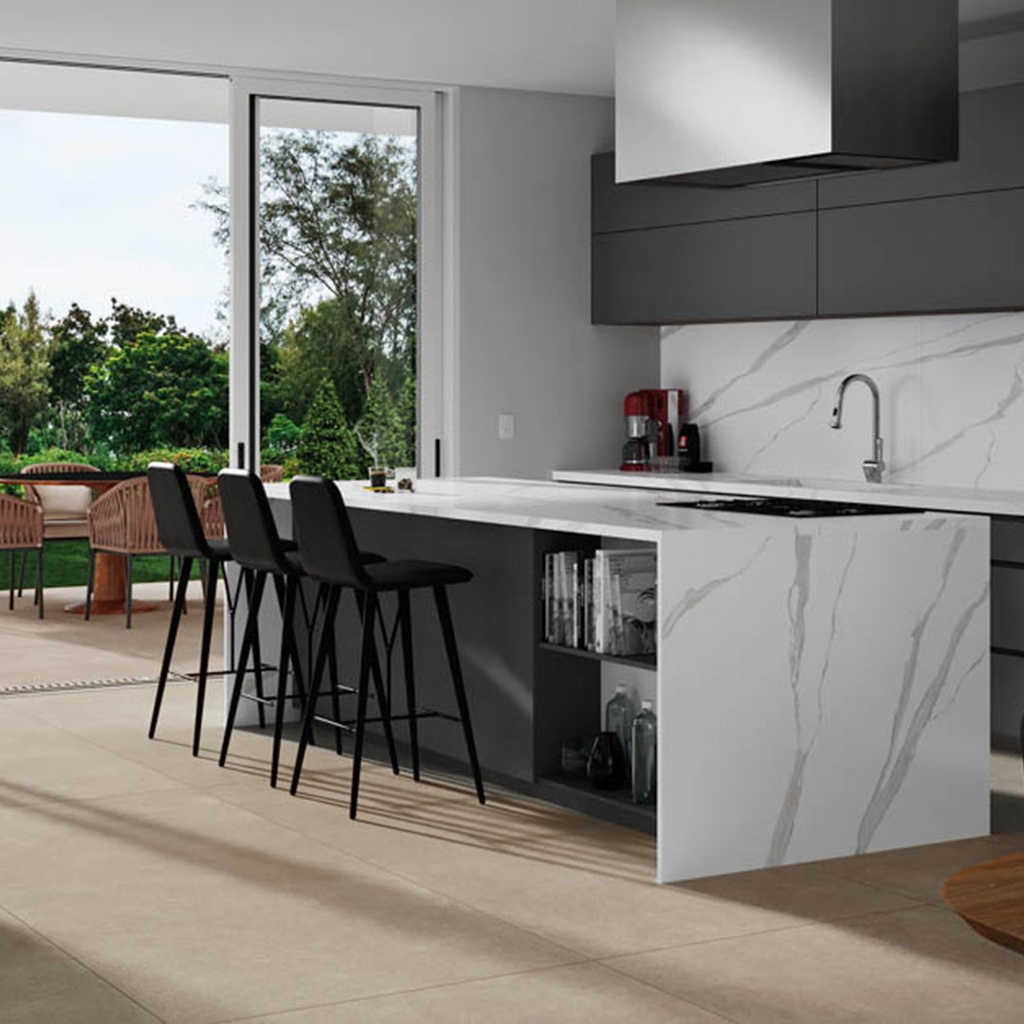 Porcelanato Portinari Citta Negro Natural 120x120 (1ra Calidad) 61597