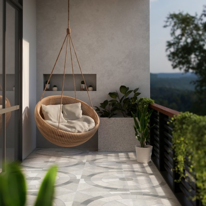 Cerámico Alberdi Coraya Gris 46x46 (1ra Calidad)