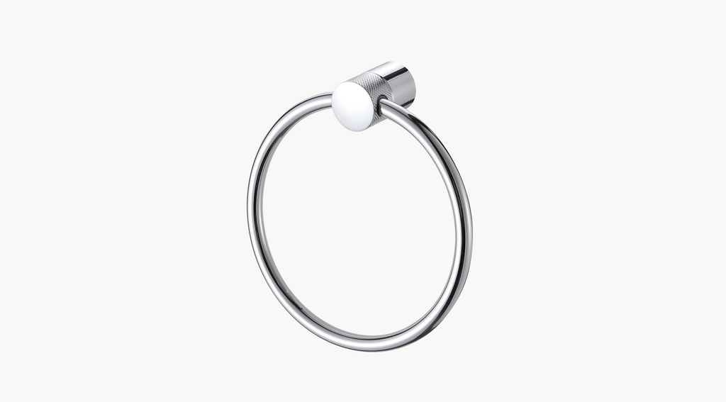 Toallero Aro Peirano Línea Fabric Cromo 17020C