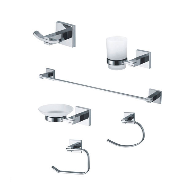 Kit de Accesorios 6 Piezas Peirano Línea 11000 Cromo 11006