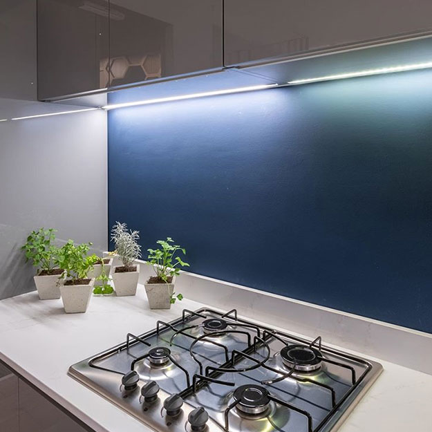 Perfil Listello Atrim Lumiere LED Embutir Mate 3945