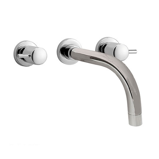 Grifería de Pared para Lavatorio Peirano Marbella Cromo 62-121