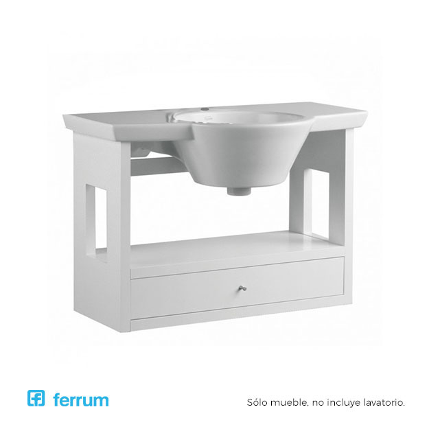 Mueble Colgante Ferrum Marina 80cm Blanco X8HC B