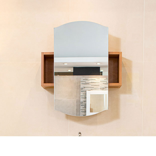 Espejo Watervan Nouveau 60cm Tabaco 060TA