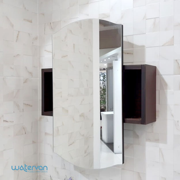 Espejo Watervan Nouveau 60cm Wengue 060WE