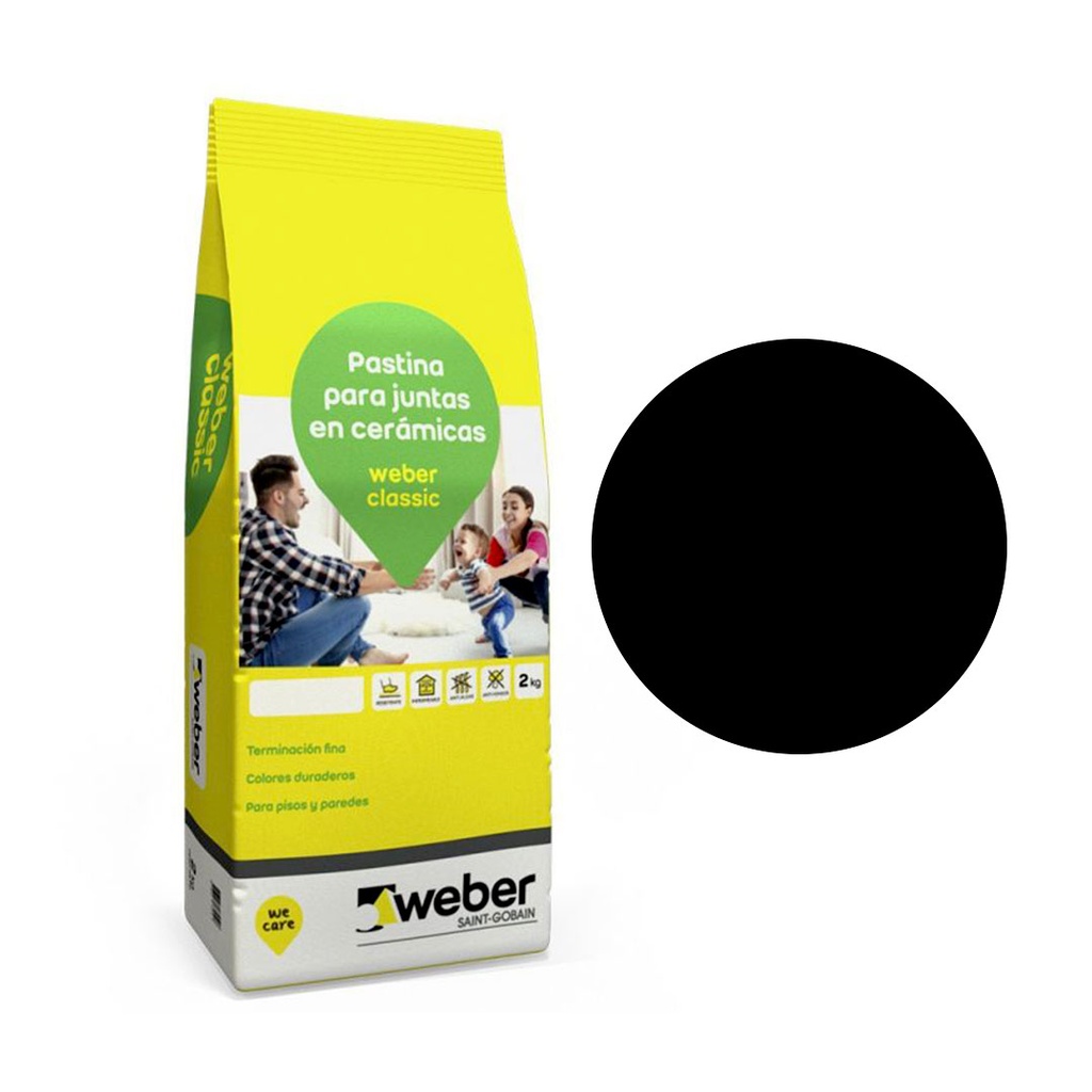 Pastina Weber Classic Color Negro (Bolsa 2kg)