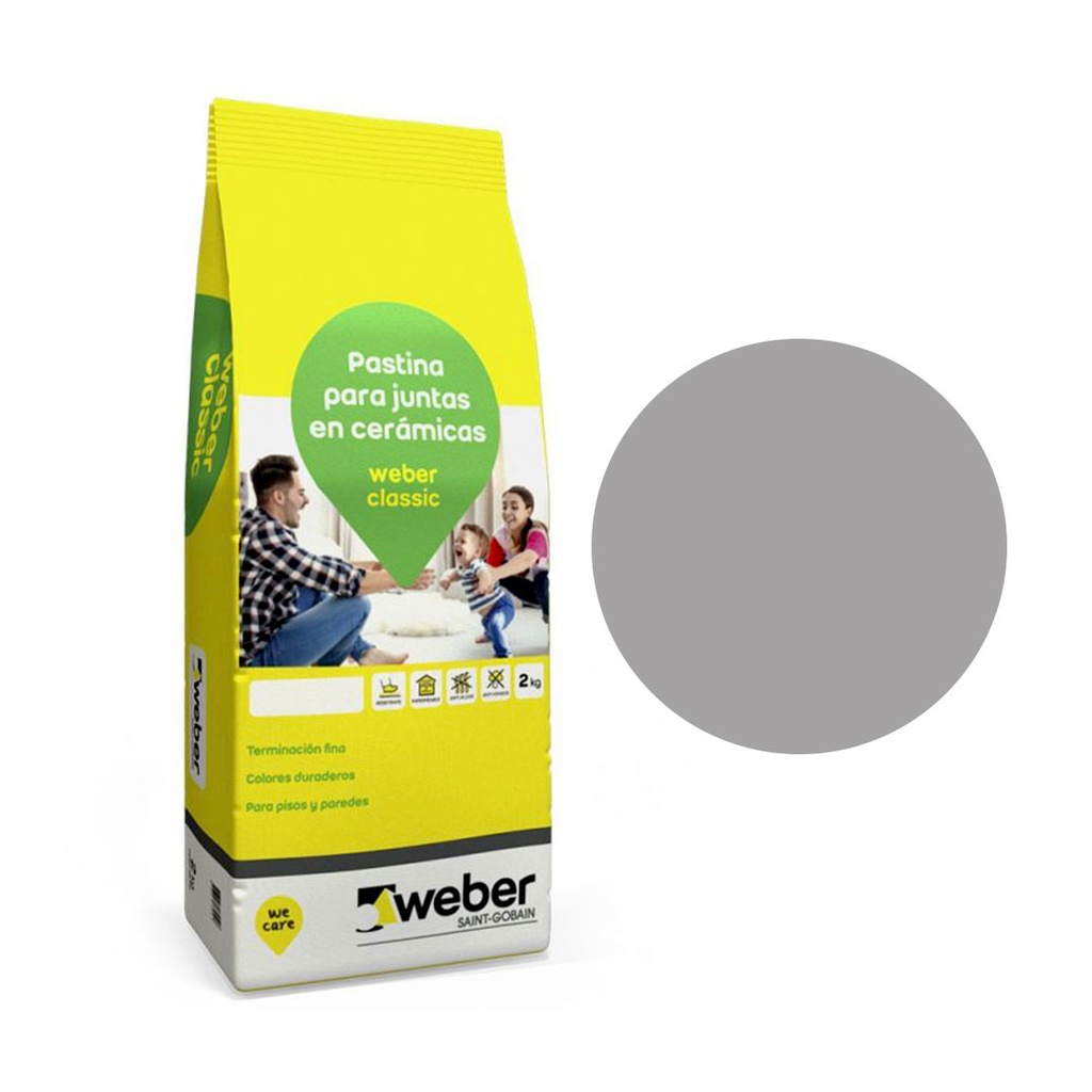 Pastina Weber Classic Color Plata (Bolsa 2kg)