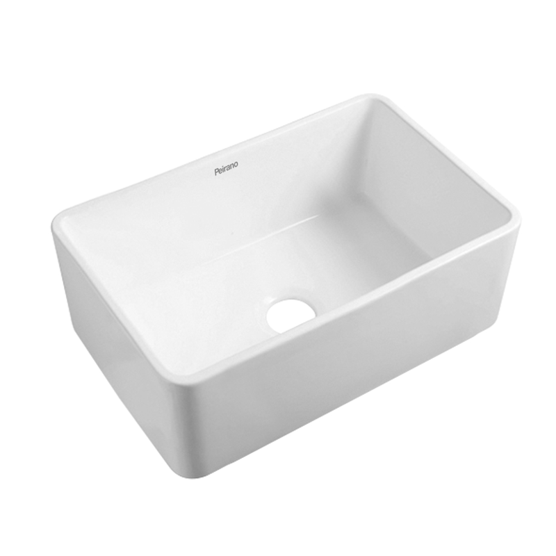 Bacha de Apoyo Peirano Loza Blanca 61x45.7cm BCH16