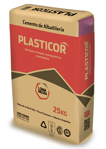Cemento de Albañilería Plasticor (Bolsa 25kg)