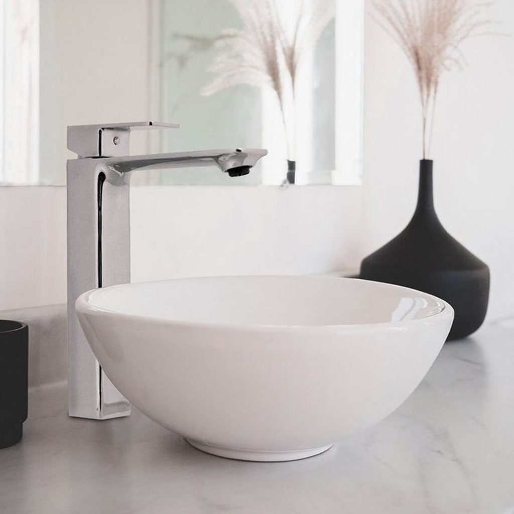 Grifería Monocomando Alta Peirano Línea Soria Cromo 61-152