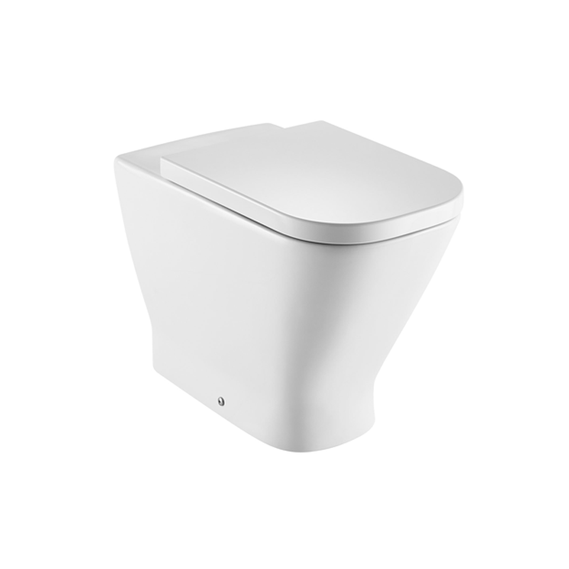 Inodoro Corto Roca Línea The Gap Blanco