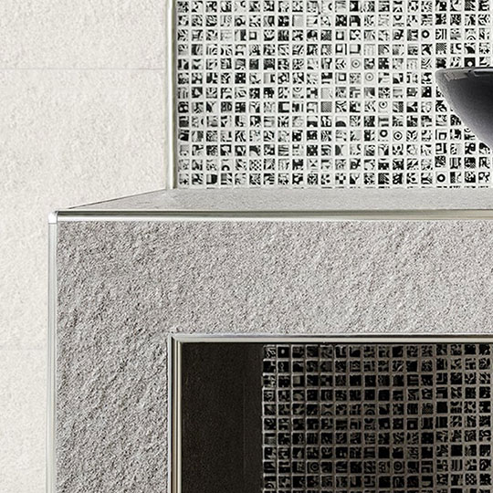 Varilla Guardacanto Bullnose 12mm Cromo Mate 5978