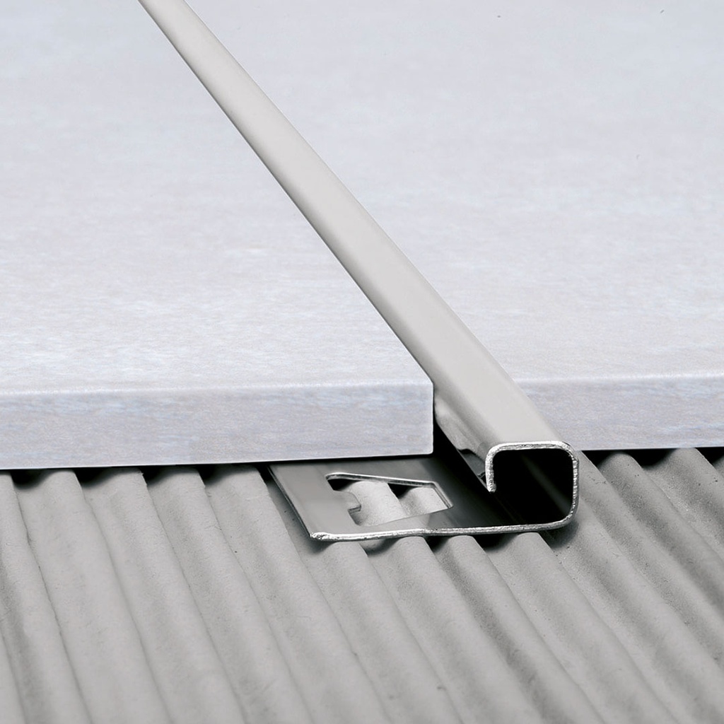 Varilla Terminación Cuadrada Acero Inoxidable Brillante 10mm 1810