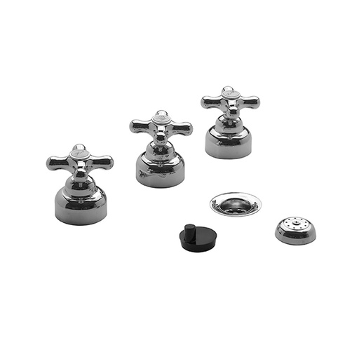 [16134] Grifería Doble Comando de Bidet FV Línea Malena Cromo 295/16