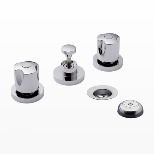 [2353] Grifería Doble Comando de Bidet FV Línea Pampa Cromo 295/B6