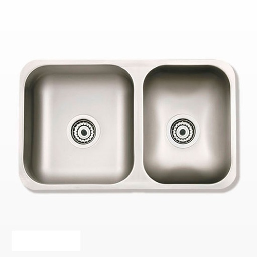 [21579] Pileta de Cocina Doble Mi Pileta 64x37x18cm 305