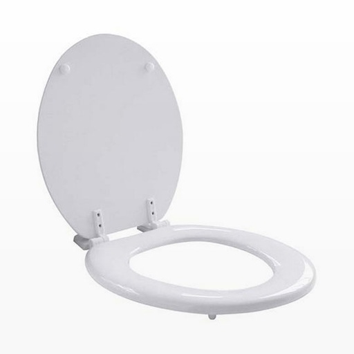 [11684] Asiento de Inodoro D'accord Línea Italiana/Andina Herraje Cromo