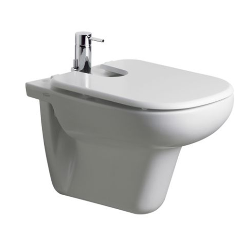 [11239] Bidet de Colgar 1 Agujero Ferrum Línea Bari Blanco BKP1J