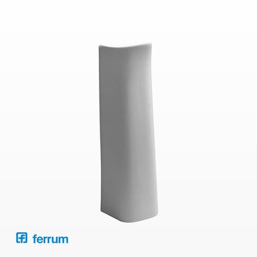 [13111] Columna de Lavatorio Ferrum Línea Bari Blanco CKC B