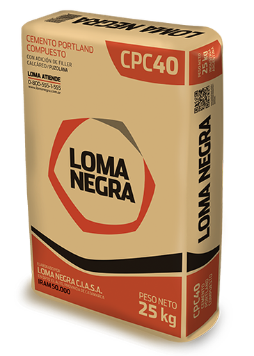 [3304] Cemento Portland Loma Negra (Bolsa 25kg)