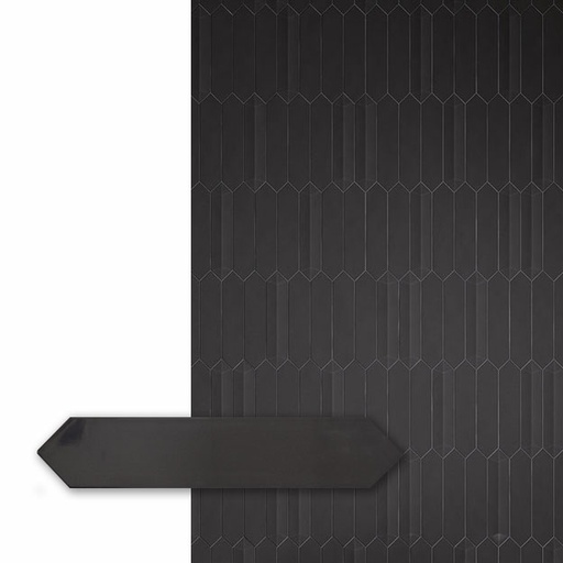 [30049] Revestimiento Dimsey Antracite Brillante 6.5x33.2