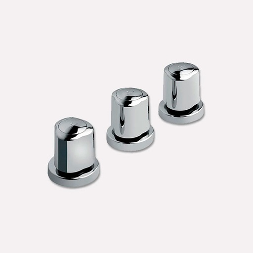 [24084] Grifería de Bidet 3 Agujeros Peirano Línea Dique Cromo 303