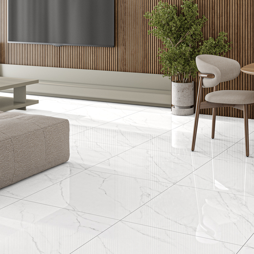 [30120] Porcelanato Lume Firenze Blanco Pulido 75x75 (1ra Calidad)