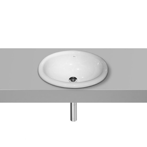 [26712] Lavatorio de Encimera Roca Indalo 48.5x38cm Blanco