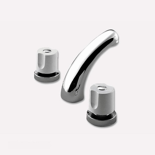 [24083] Grifería de Lavatorio 3 Agujeros Peirano Línea Laza Cromo 209