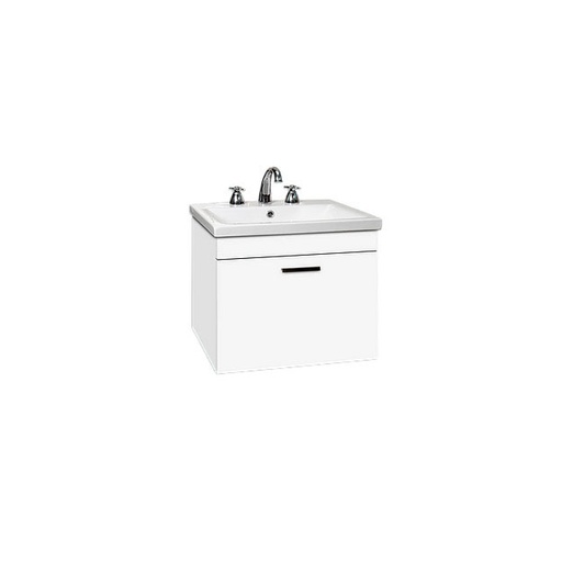 [11275] Vanitory Colgante 54cm 3 Agujeros Amube Lyon Blanco (Mesada Loza) 6461