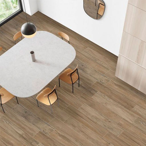 [11397] Porcelanato Alberdi Madison Brown Rectificado 20x120 (2da Calidad)