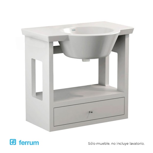 [10277] Mueble Colgante Ferrum Marina 60cm Blanco X6HC B