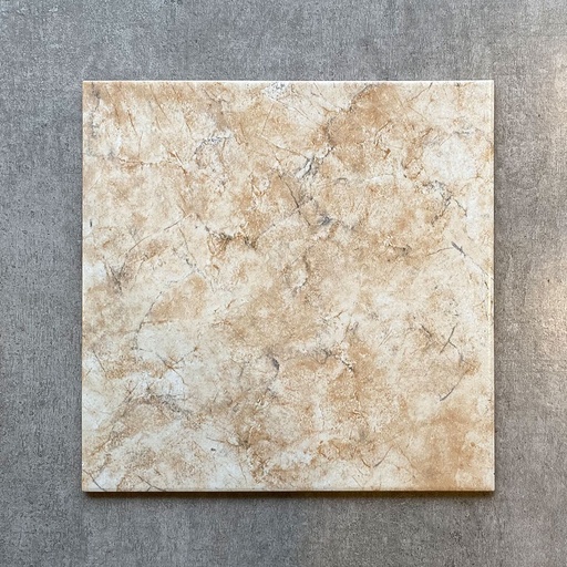 [20507] Cerámico Cortines Mármol Beige 40x40 (1ra Calidad)
