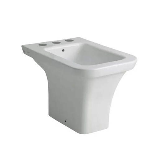[10346] Bidet 3 Agujeros Ferrum Línea Milena Blanco BDF3J B