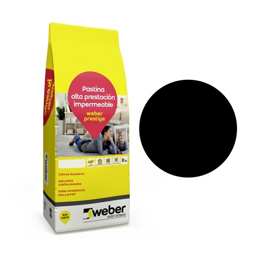 [58623] Pastina Weber Prestige Color Negro (Bolsa 2kg)