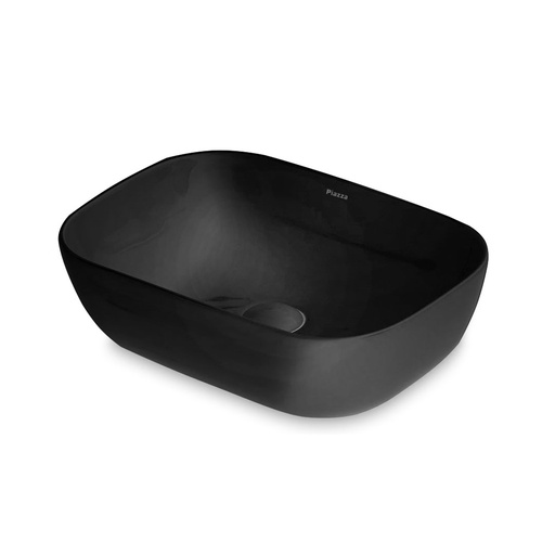 [49099] Bacha de Apoyo Piazza Slim Negra 45.5x32cm A426NE