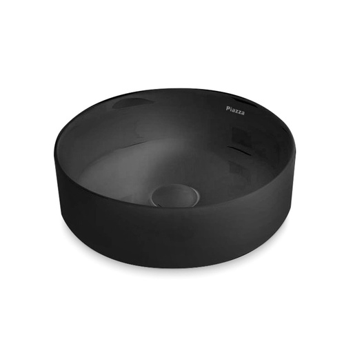 [49433] Bacha de Apoyo Piazza Slim Negra 36cm A524NE