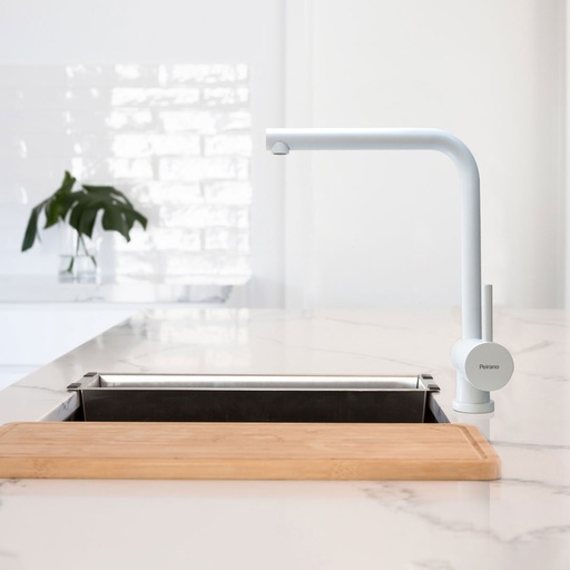 [51131] Grifería Monocomando de Cocina Peirano Santander White 20-135B