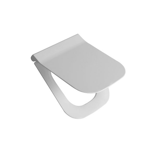 [10957] Asiento de Inodoro Ferrum Línea Temple Cierre Suave Herraje Cromo TBXUF